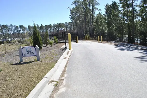 lakeside gated entrance